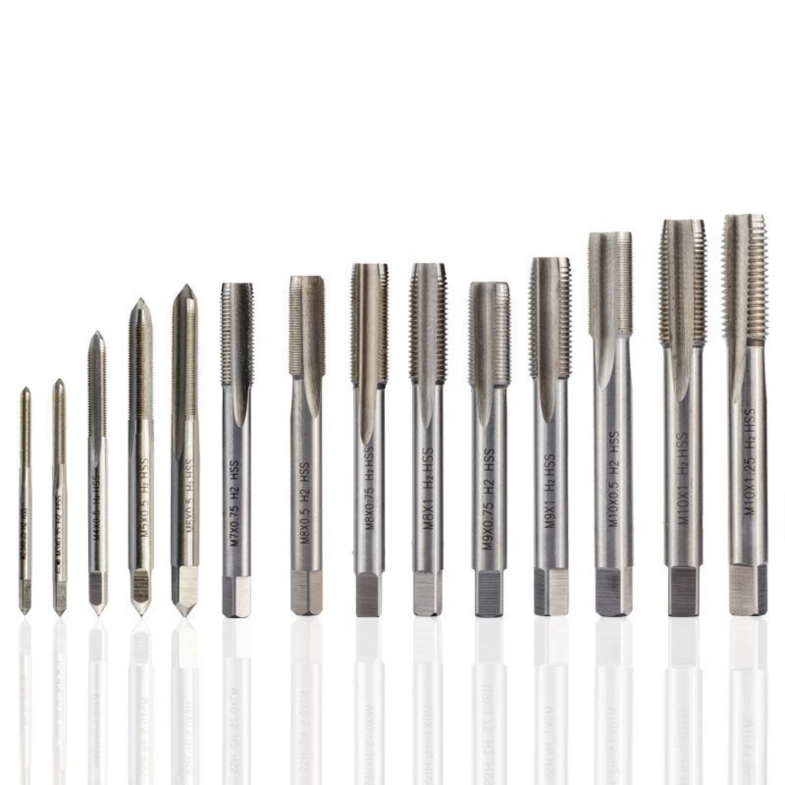 Taraud Droit Machine Prise Taraud Filetage Métrique Vis Taraud Perceuse HSS Métal Filetage Outils 1 Pc,M18x0.75