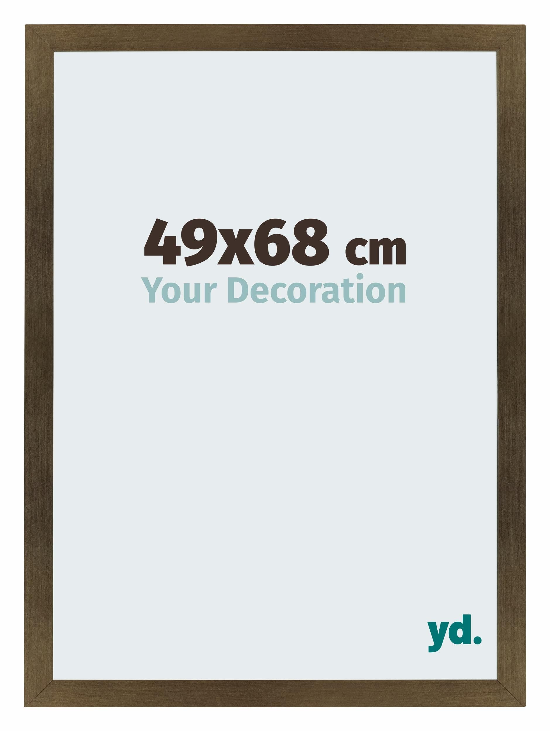 Your Decoration - Puzzle frame 49x68 - Bronze Design - Puzzle frame 500-1000 Pieces - MDF Photoframe - Mura