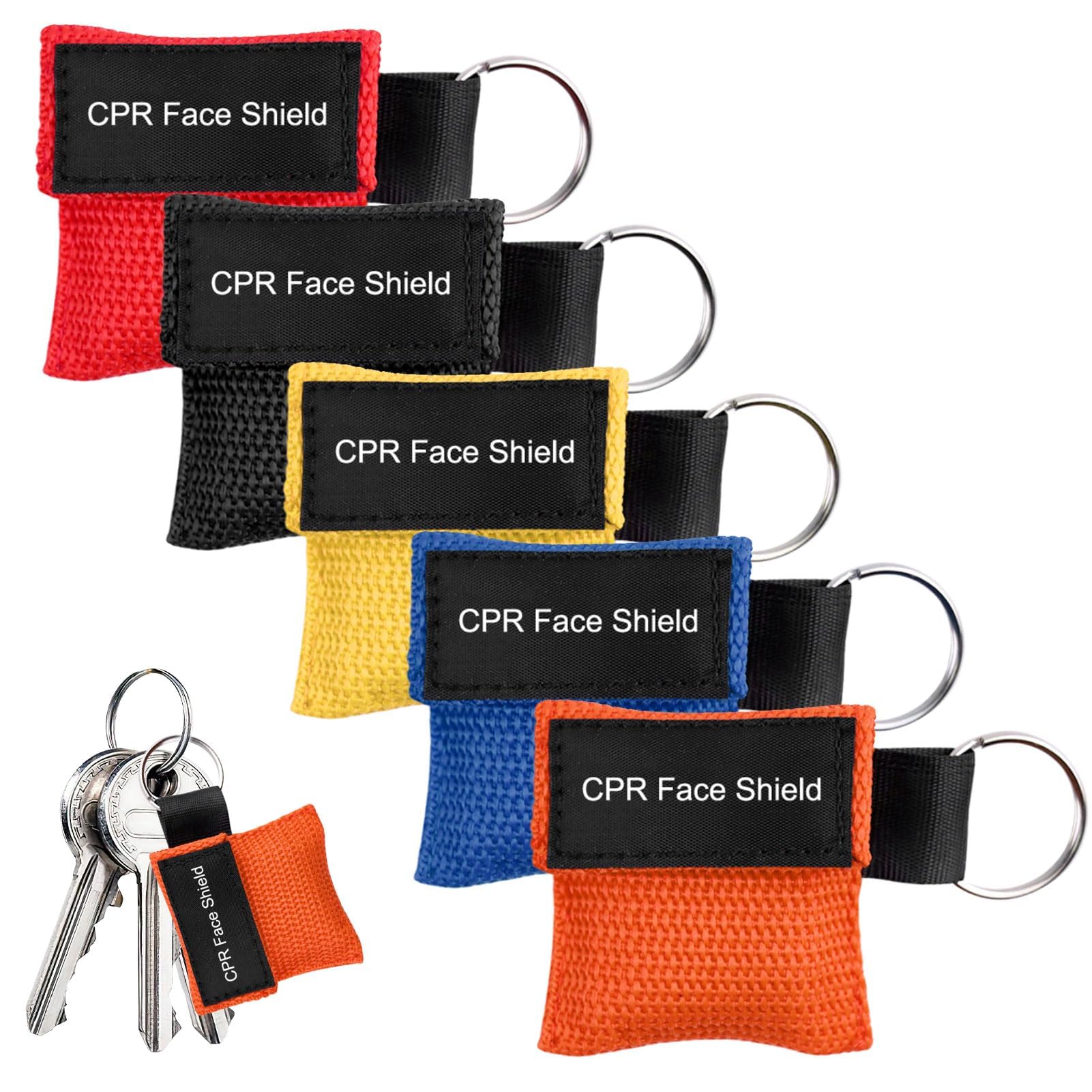 CPR Face Shields,5 Pcs Life Vac Choking Device,Portable Anti Choking Device UK,Emergency Anti Suffocation Device,Ventilation Mask,First Aid Provides Protection for Emergency Situations