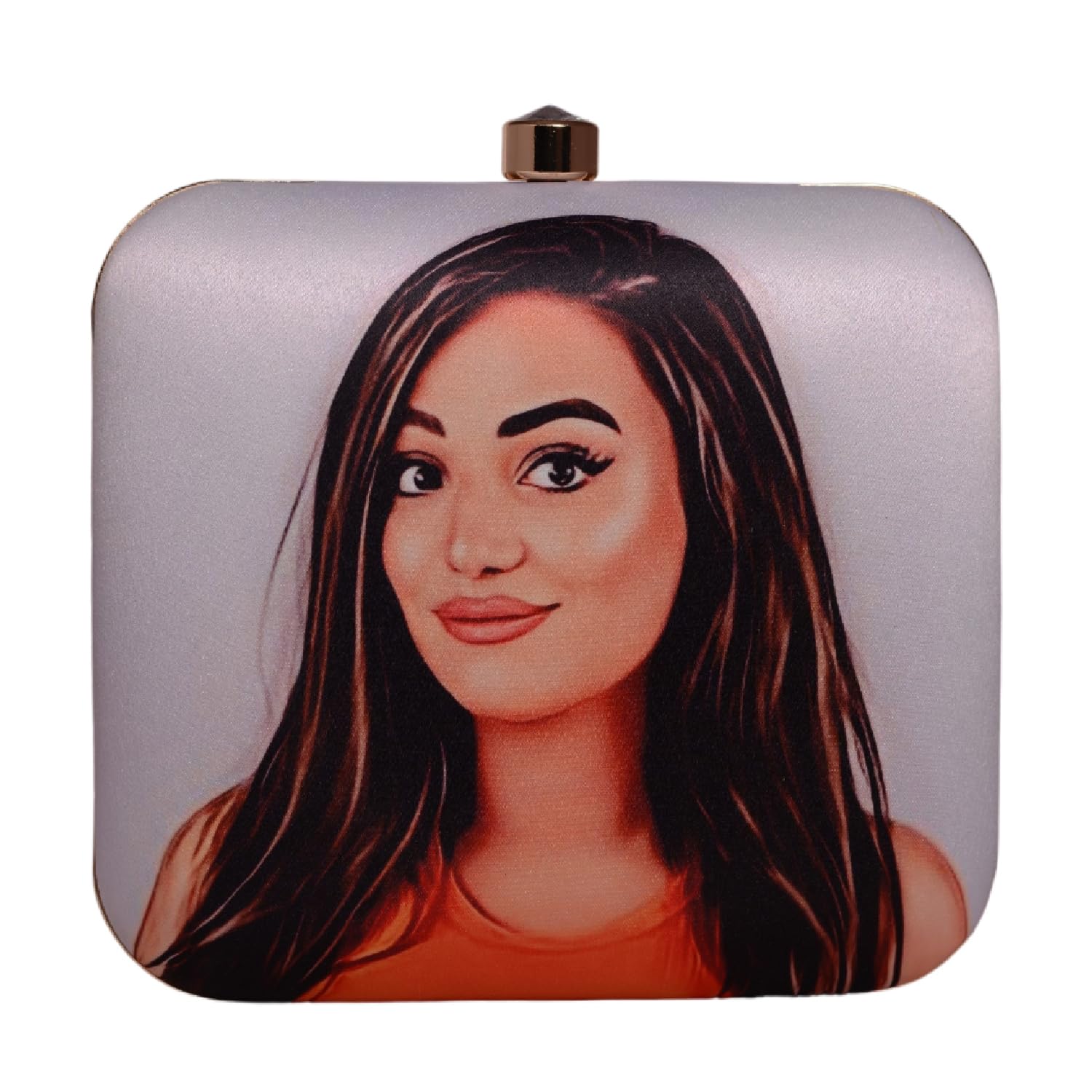 artklim Portrait Caricature Customized Clutch Bag for women | customized gifts for women & girls-picture-31