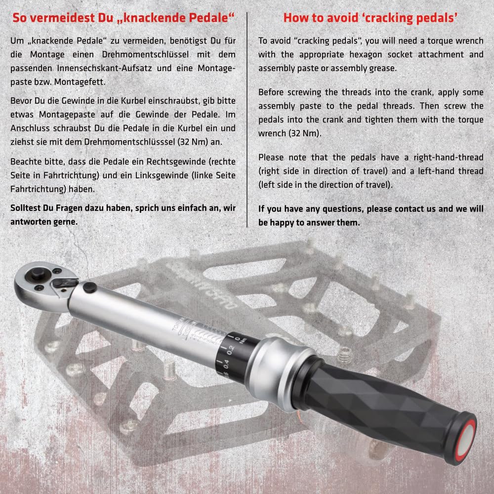 NC-17 Sudpin II Pro Aluminium Plattform Pedale / Fahrrad Pedale MTB / Mountainbike Pedal / BMX Pedal / zwei Kugellager + Cr-Mo Achse / inkl. Ersatzpins