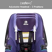 Vista 7 de Diono LiteClik30 RXT SafePlus Infant Car Seat and Base, Rear-Facing for Infants 4-30lbs, SafePlus Engineering, with Infant Insert, UPF 50+ Sunshade