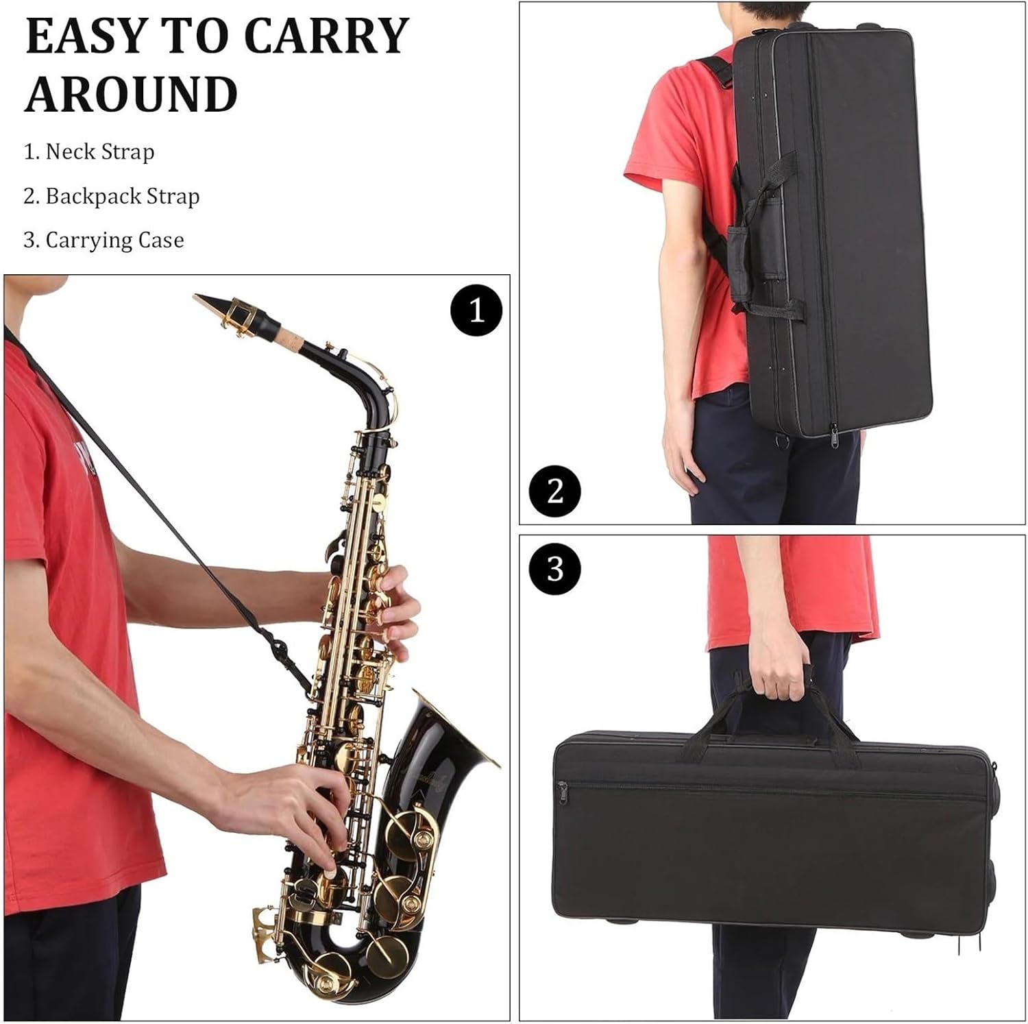 ラッカー】Karlak アルトサックス,Golden Eb アルトサックス サックスブラスボディ ホワイトシェルキー 木管楽器