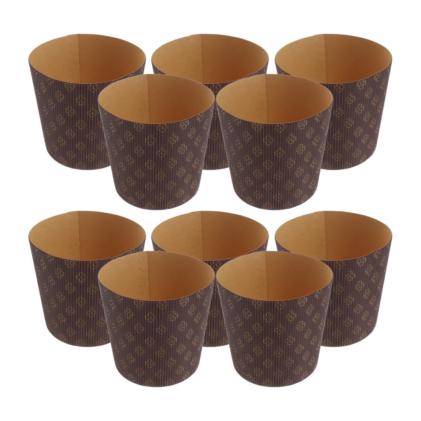 CHILDWEET Moldes para Panettone de Papel Antigrasa para Hornear 30piezas, Resistentes y Elegantes, Ideales para Celebraciones y Resultados Uniformes en Repostería