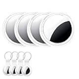 Tracker Tags-4 Pack [Apple MFi Certified] Pair with Apple Find My(iOS Only) Smart Bluetooth Tracking Tags Key Finder Item Locator Waterproof Worldwide Tracker for Pets Wallet Backpack Dogs Luggage