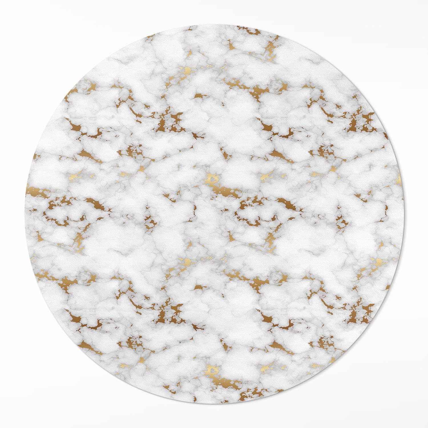 Tapis de sol PVC maison déco ø130 cm rond et durable pour intérieur chic