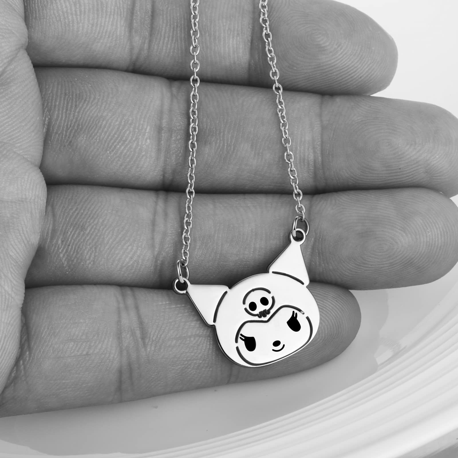Buy melody kuromi Necklace Anime Sanrio Jewelry My Melody Bestfriend