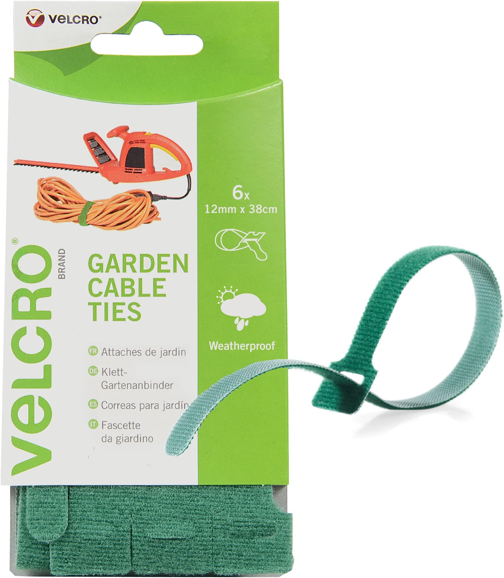 JKG GREEN CABLES TIES REUSABLE Support Plant Ties For Climbing Plants