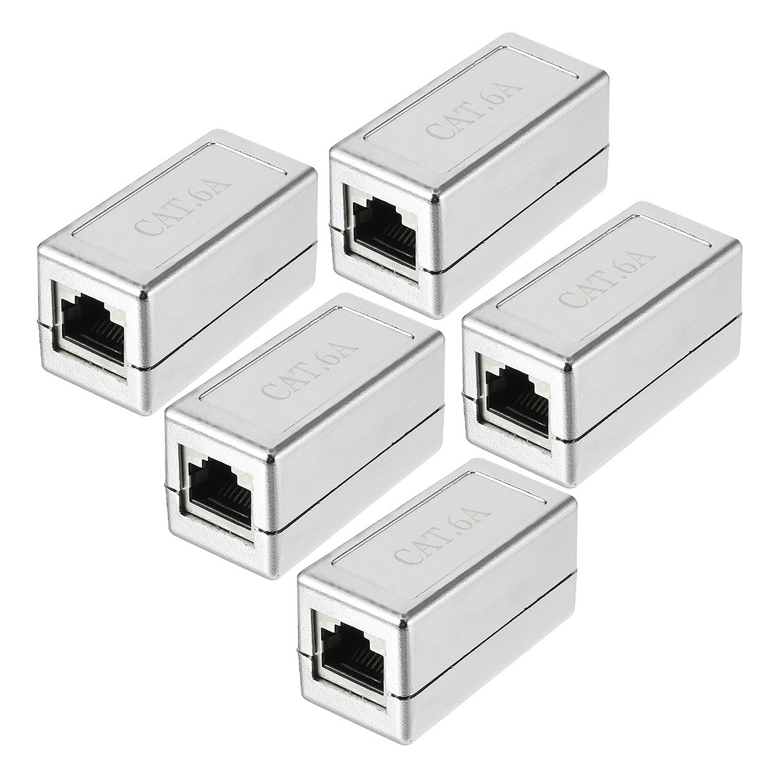 MEIRIYFA Lot De 4 Coupleurs RJ45 Cat 6A Blindés En Ligne Ethernet
