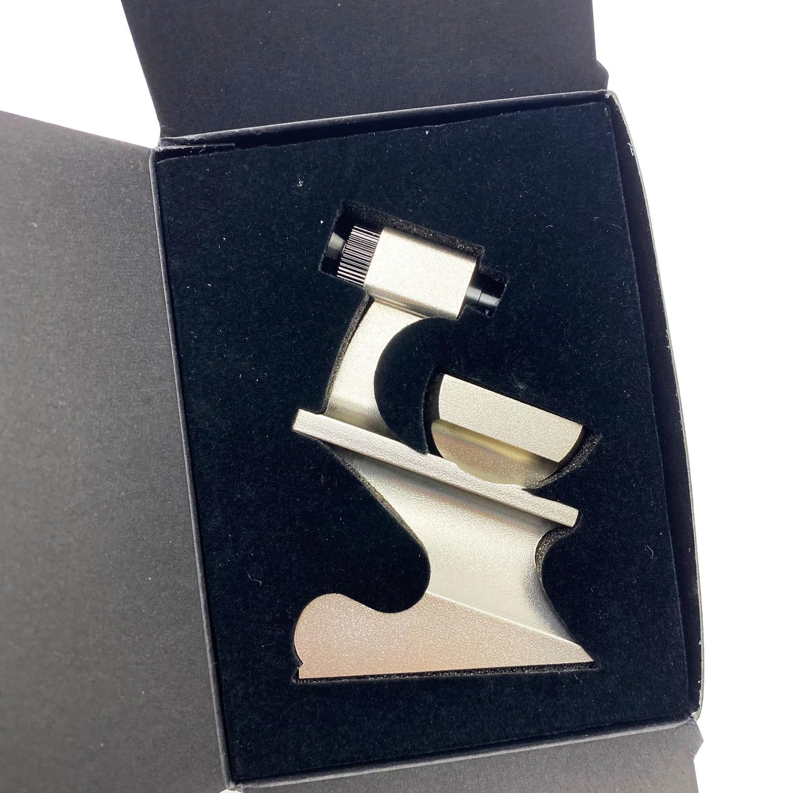 Specchietti compatti in metallo con diamanti e monoculare, Gold