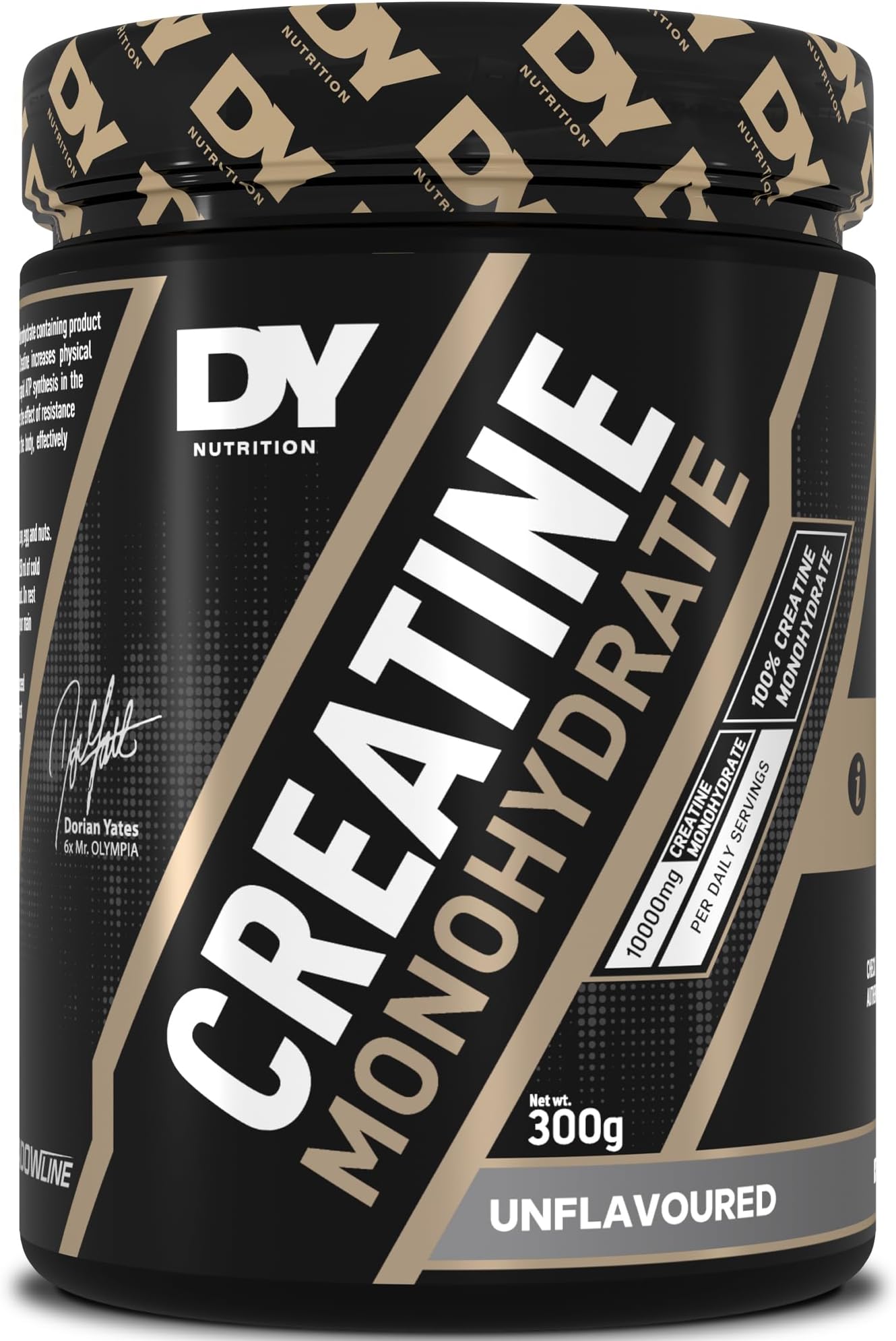 Pure Creatine Monohydrate Powder 300 g, Unflavoured x60 Servings, 2 Month Supply โ Increases High Intensity Performance. Gluten Free, Vegan Friendly Supplement