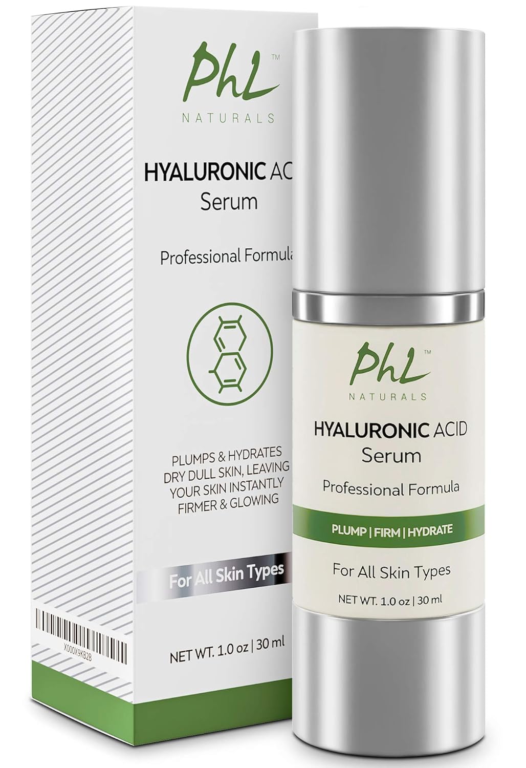 Hyaluronic Acid Serum for Face – Pure Anti-Aging Serum with Vitamin C and E- Intense Hydration Booster Non-Greasy, Paraben-Free, Best Hyaluronic Acid for Your Skin – 1 fl oz