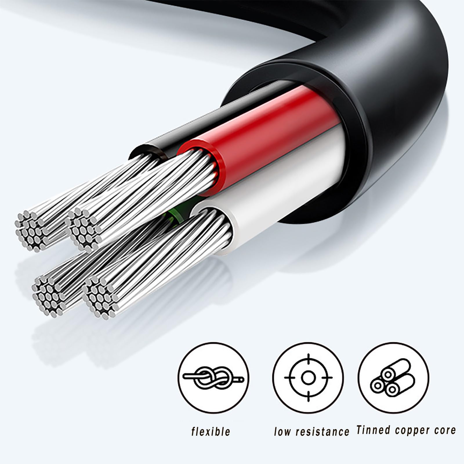 Cable Blindado De 6 Núcleos, Cobre Estañado, Lámina Y Trenza, Abrasión