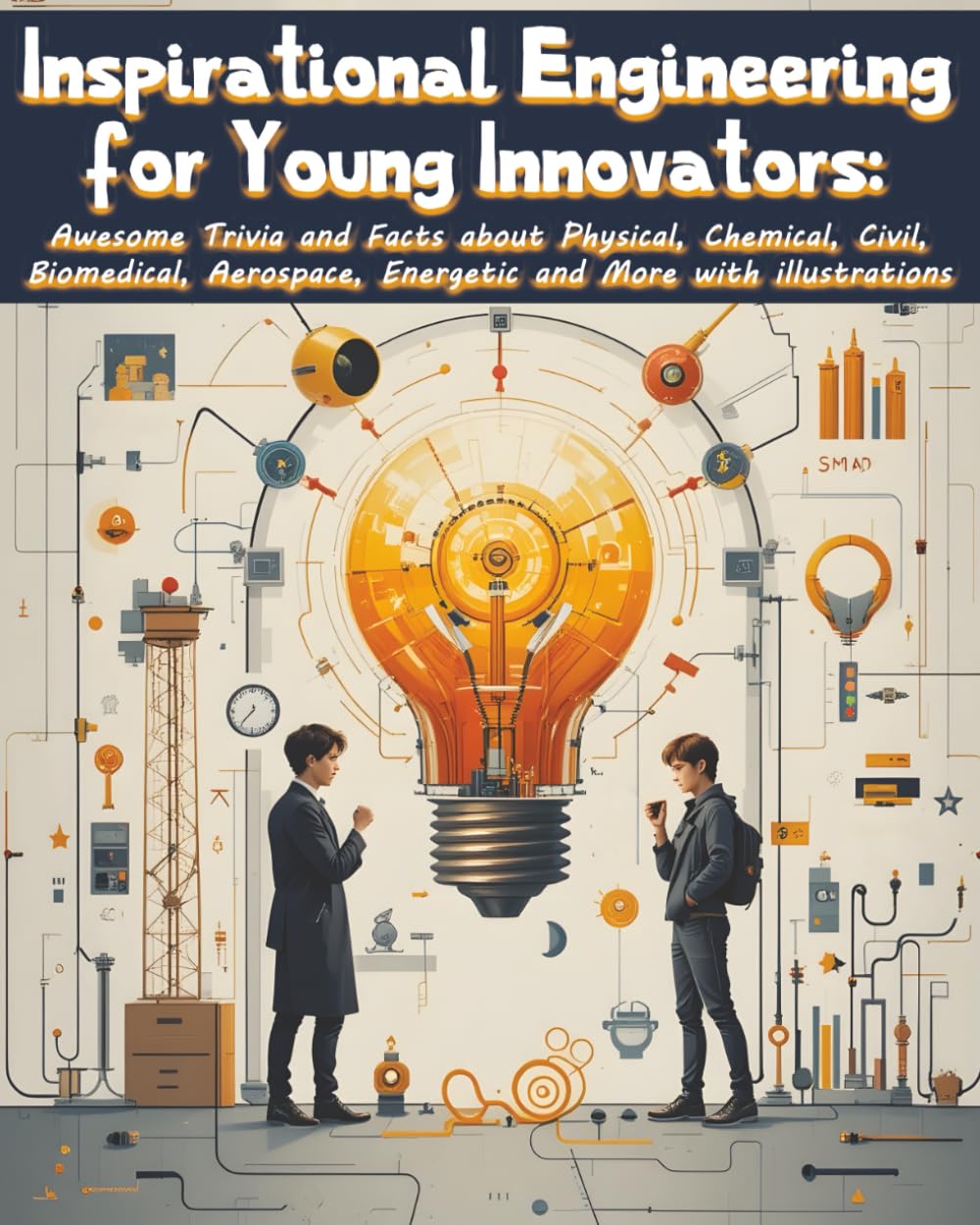 Inspirational Engineering for Young Innovators: Awesome Trivia and Facts about Physical, Chemical, Civil, Biomedical, Aerospace, Energetic and More with illustrations