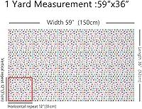 Vista 11 de Mexican African Pattern Fabric by The Yard,Tribal Ethnic Abstract Art Outdoor Decor,Aztec Style Modern Style,Exotic Room Decor Fabric,2 Yards,72" L