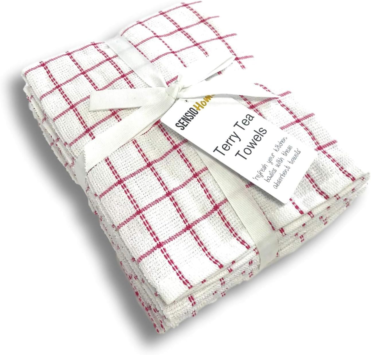 Fecido Lot Torchons De Cuisine 100% Coton Absorbants – Classiques Sombre, Ultra Résistants Et Décoratifs, Fabriqués En Europe !