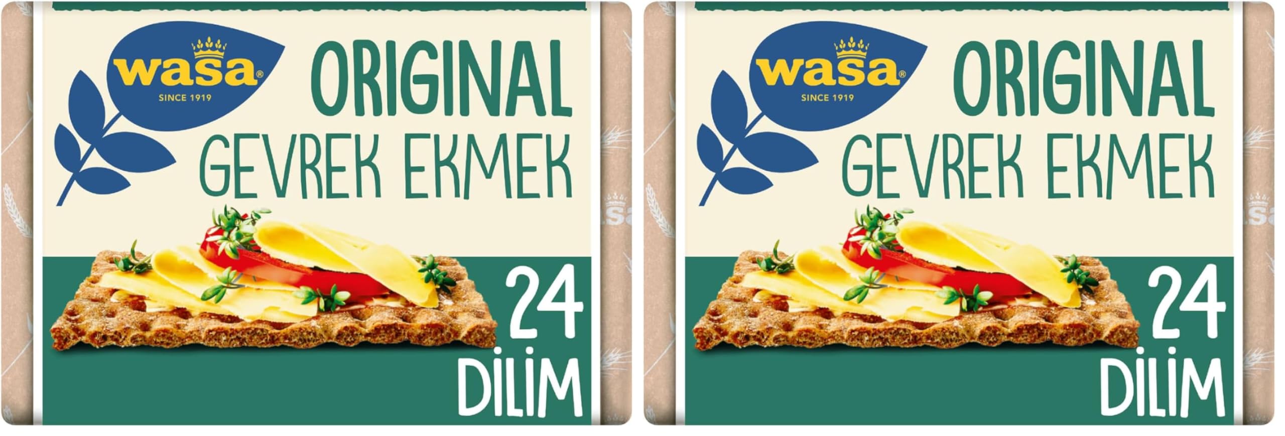 Wasa Sade Gevrek Ekmek (Crispbread Original) 275 g. 2li paket