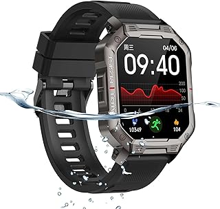 PIGMANA Fitness Watch | Smartwatch GPS Activity Tracker Step Counter with Sleep Heart Rate Monitor,IP67 Waterproof Fitness Watch & iOS Phones