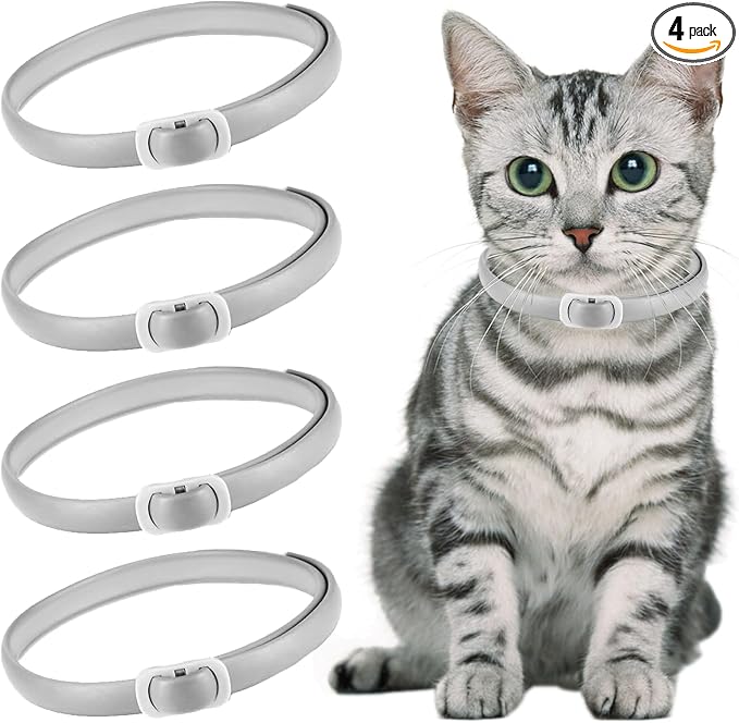 Collar ajustable para gato con hebilla de liberación rápida anti tirones 7
