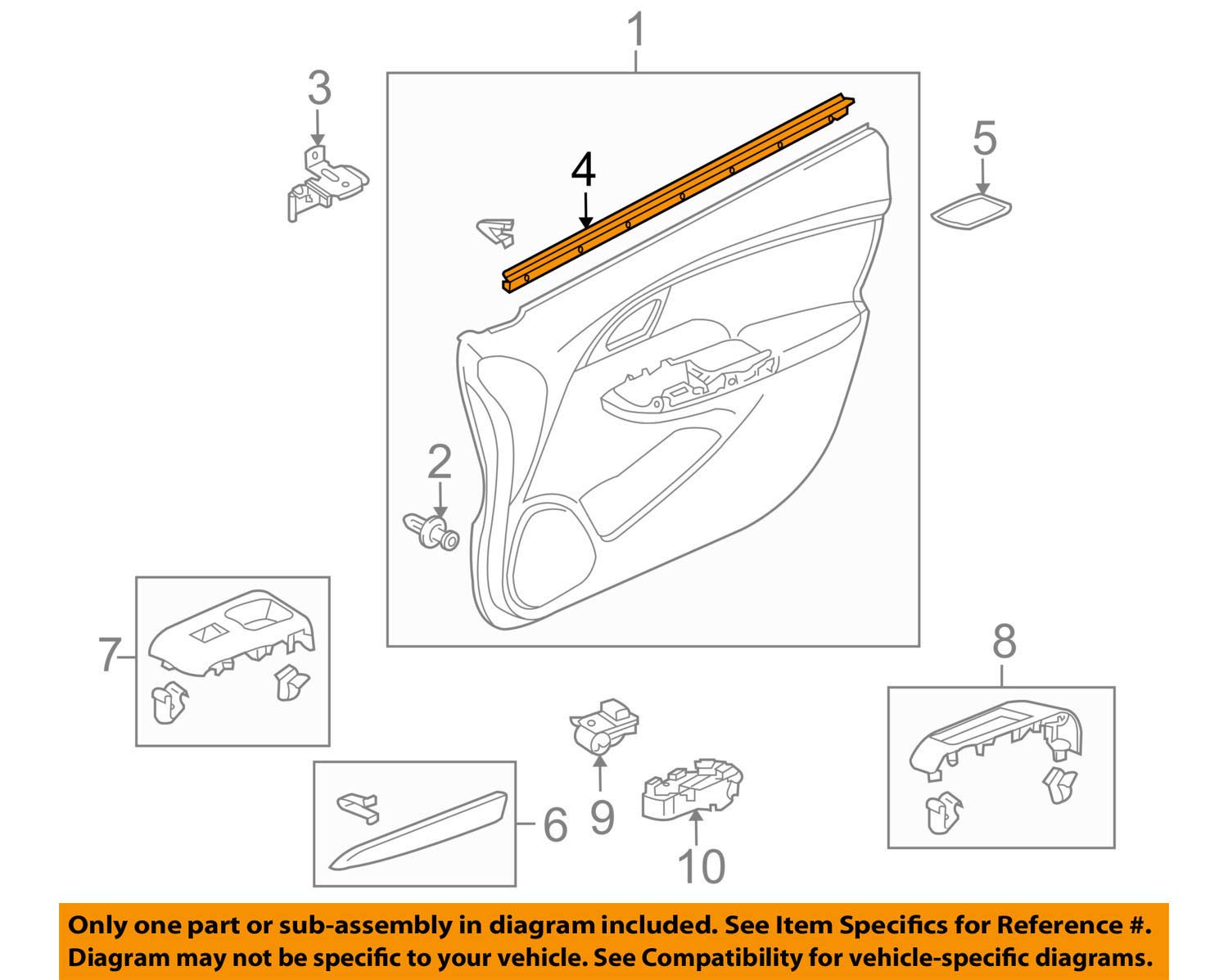 Amazon | HONDA (ホンダ) 純正部品 ウエザーストリツプ R.フロント