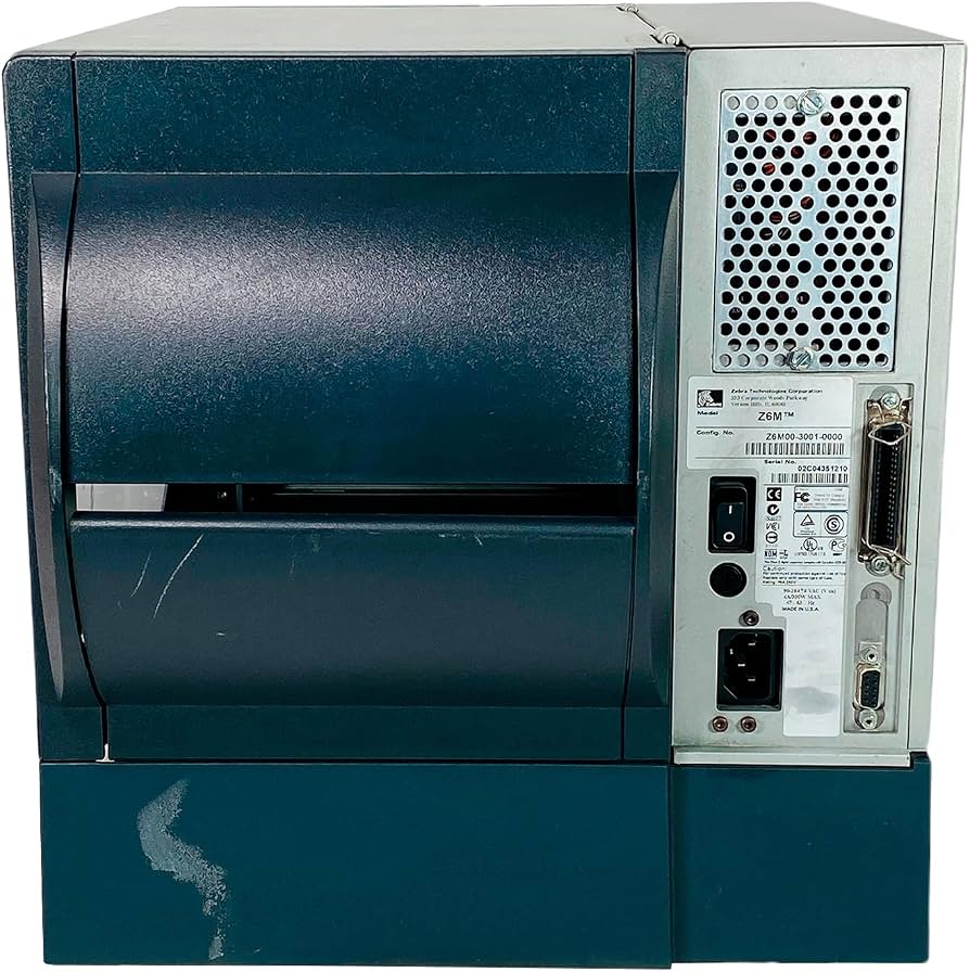 Amazon.com : Zebra Z6M Plus Z6M00-3001-0000 Thermal Transfer Label