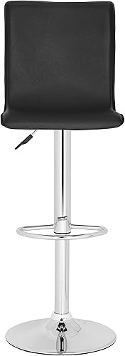 Miniatura 7 de Safavieh Home Collection Magda - Taburete giratorio ajustable de gas de 23.2 a 29.5 pulgadas Blanco,Negro