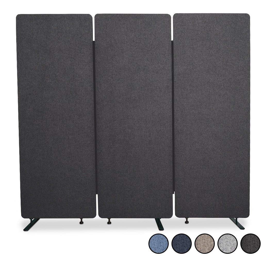 Stand Steady ZipPanels Office Partition Room Dividers Three Zip