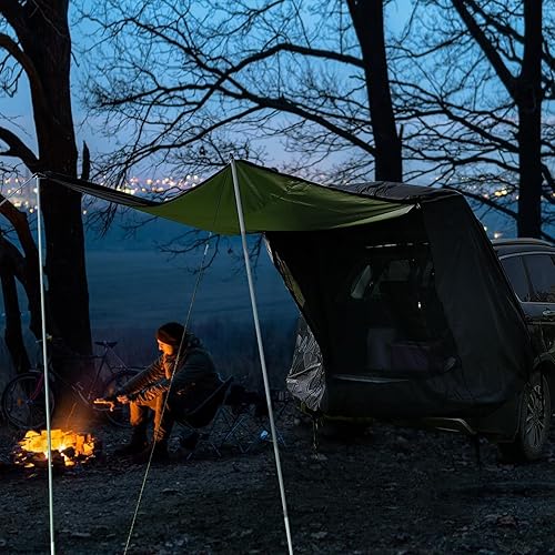 Miniatura 6 de Sibosen Tienda de campaña para puerta trasera para automóvil, tienda de campaña, refugio de privacidad, tiendas de campaña impermeables en la
