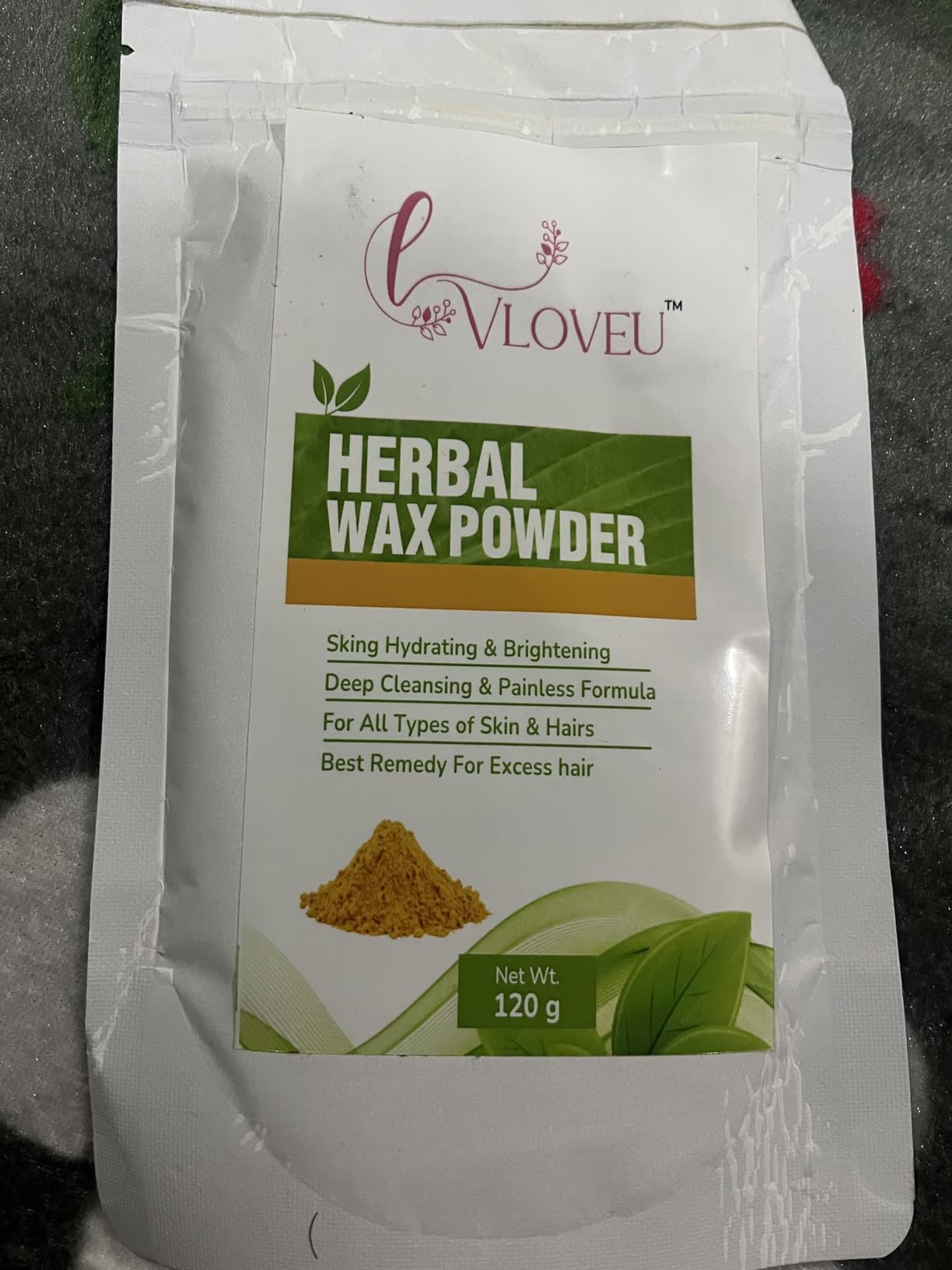 Buy VLOVEU Herbal Wax Powder for Hair Removal 120g 5 Minutes