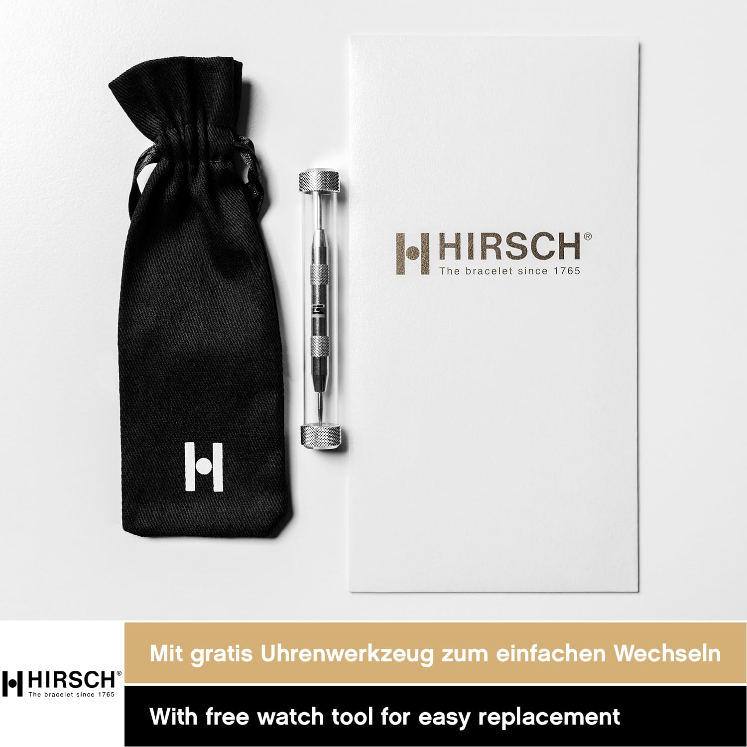 HIRSCH Cinturino Kansas M - vera pelle di vitello - stampa a bufalo - uomo/donna - blu - 16 m
