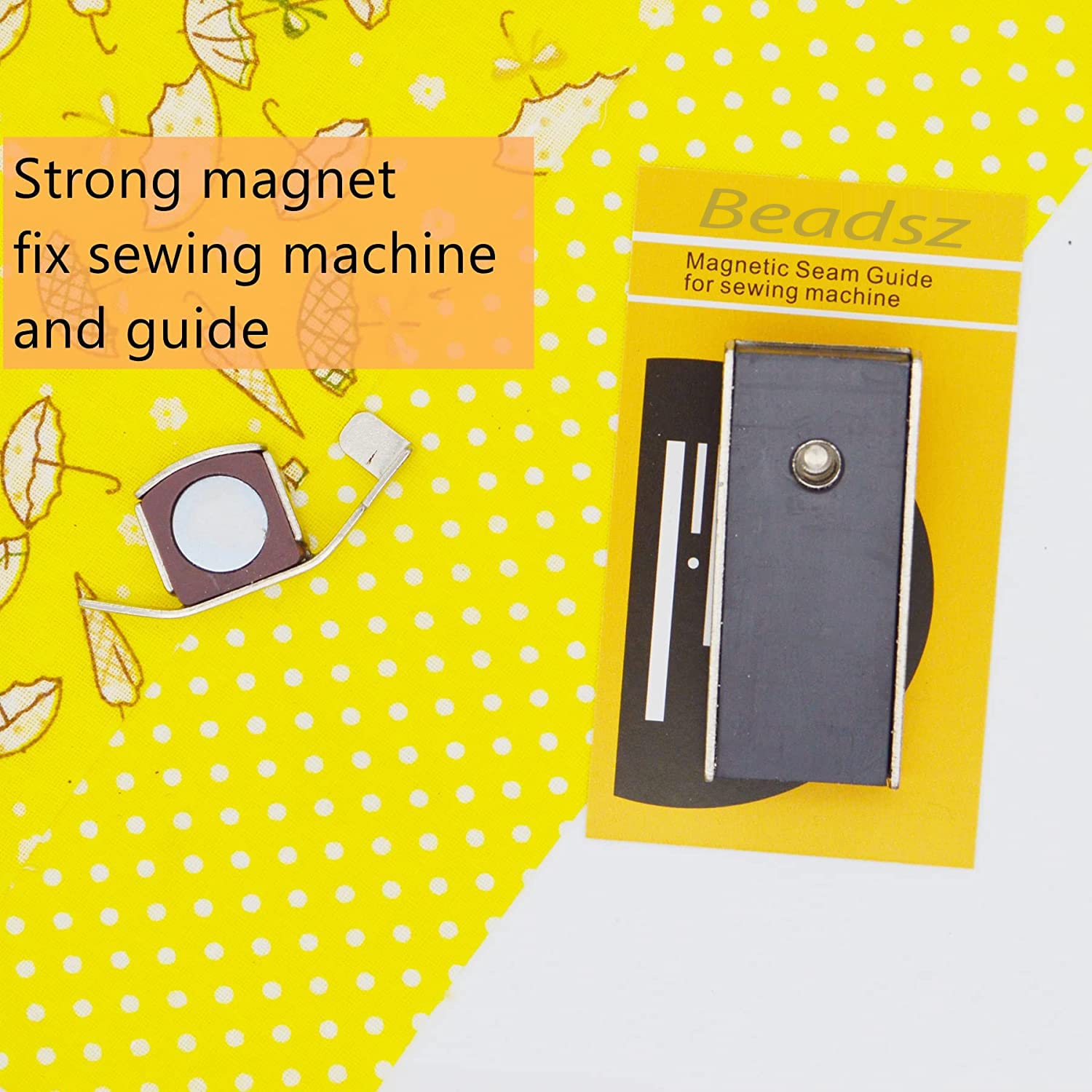 Sewing Tool Magnetic Seam Guide for Sewing Machine, 2 Pieces Sewing Machine Accessories of Guide Magnets — Amazon image 4