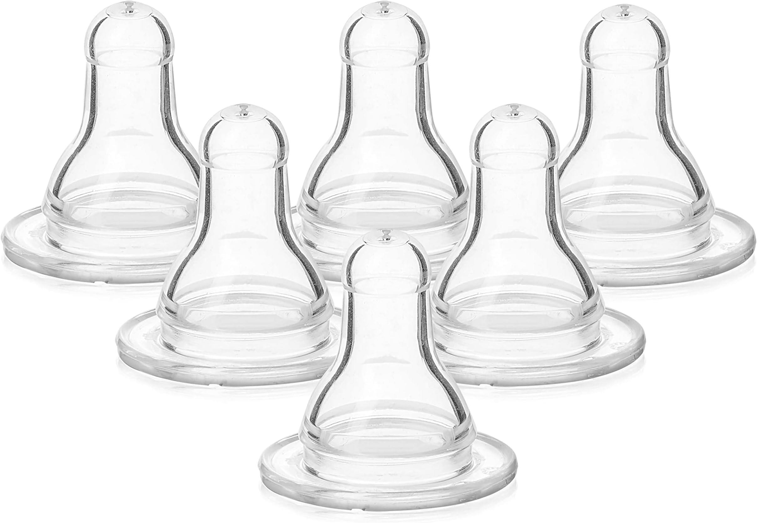 Evenflo Feeding Classic BPA-Free Silicone Medium Flow Nipples - 3 Months+, Clear