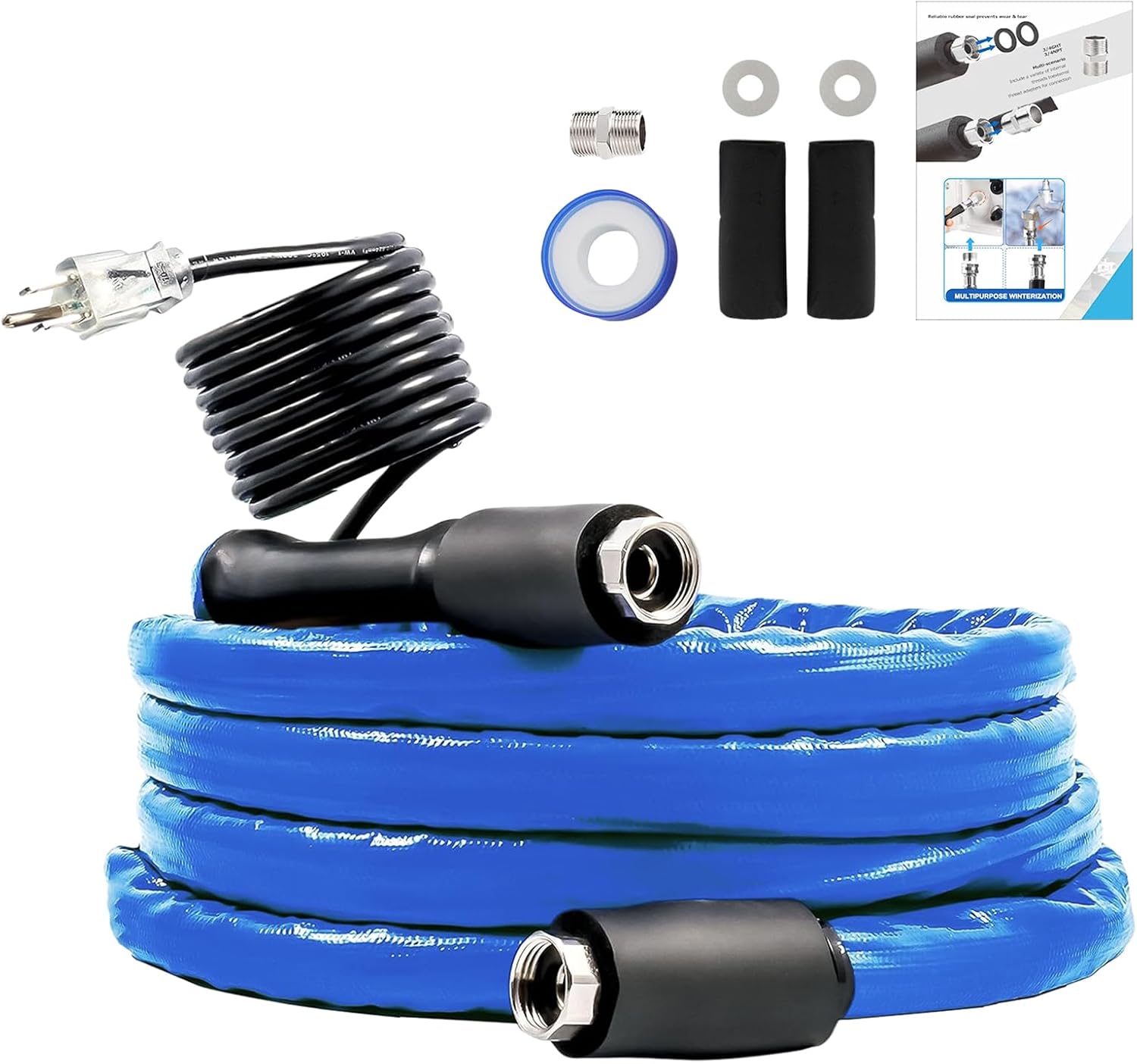 15FT Heated Drinking Water Hose OZHOMY RV Heated Water Hose with