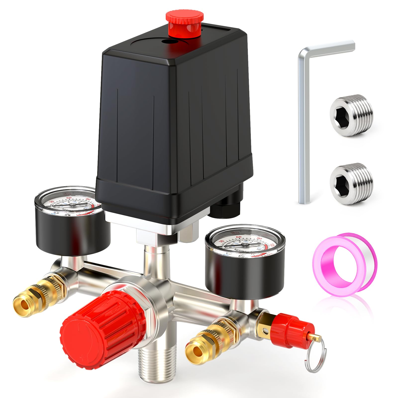 Pièces de rechange pressostat compresseur 90-120 PSI de précision
