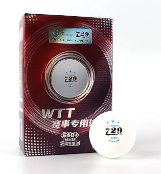 3 Stars S40+ White Table Tennis Balls New Materials Plastic Seamless Ping Pong Balls for WTT Competition ITTF Approved