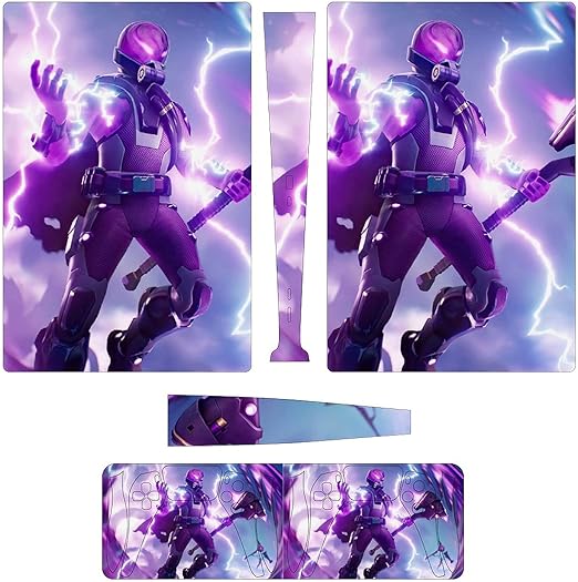 Amazon Co Jp フォートナイト Ps5 スキンシール 交換用 プレイステーション 5 専用 ステッカー コントローラー用 本体用 新型 保護 カバー セット アクセサリー キズ 傷 汚れから守 るデジタル版 ゲーム