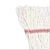 Vista 9 de Boardwalk 503WHCT Super Loop - Cabezal de trapeador húmedo, algodón/sintético, tamaño grande, blanco, 12/cartón