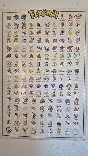 all 151 pokemon cards framed GB eye LTD FP4360 , Kanto 151, Maxi, 61 x 91.5cm, Wood, Pokemon Poster, 65  x 3.5 x 3.5 cm : GB eye: Amazon.co.uk