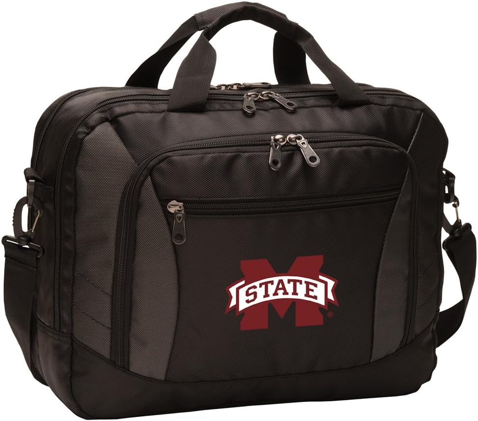 Broad Bay Mississippi State University Laptop Bag Best MSU Bulldogs Computer Briefcase Bags