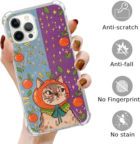 Vista 43 de Hippie Trippy - Funda psicodélica compatible con iPhone 15 Pro, funda con cara sonriente de ovni de astronauta alienígena para iPhone 15 Pro