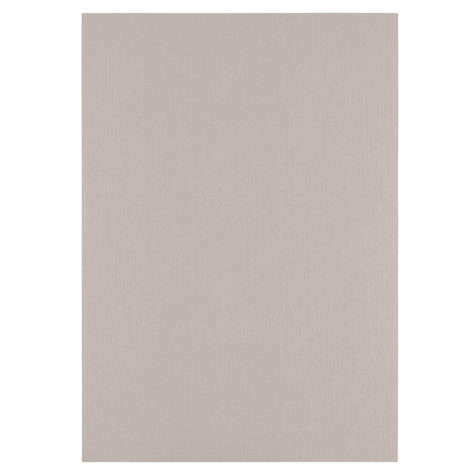 Florence Linen Cardstock Grey 250 g - Coloured Paper A4 - Rhino - Card Making - Scrapbooking Supplies - Tear-Resistant - Create Elegant Invitations, Gift Boxes and Art Projects