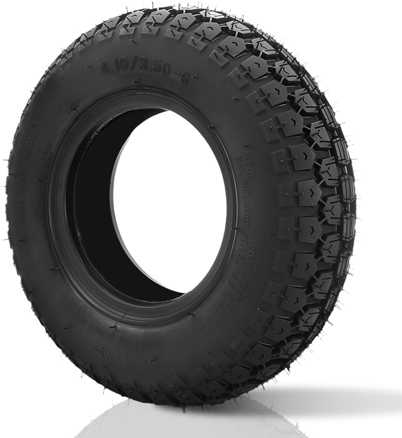 GYL 4.10/3.50-6 Tire 13x4.00-6 Outer Tire for ATV Mower Go Kart Hand Truck