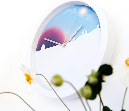 Miniatura 3 de SUCK UK - Reloj de pared  Noche y día  Decoración de cocina, sala de estar y dormitorio  Diseño novedoso de 24 horas