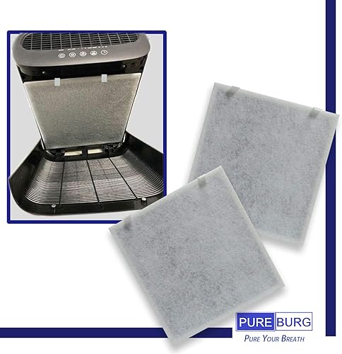Miniatura 2 de PUREBURG Paquete de 2 filtros HEPA de repuesto compatibles con purificador de aire VAVA VA-EE004
