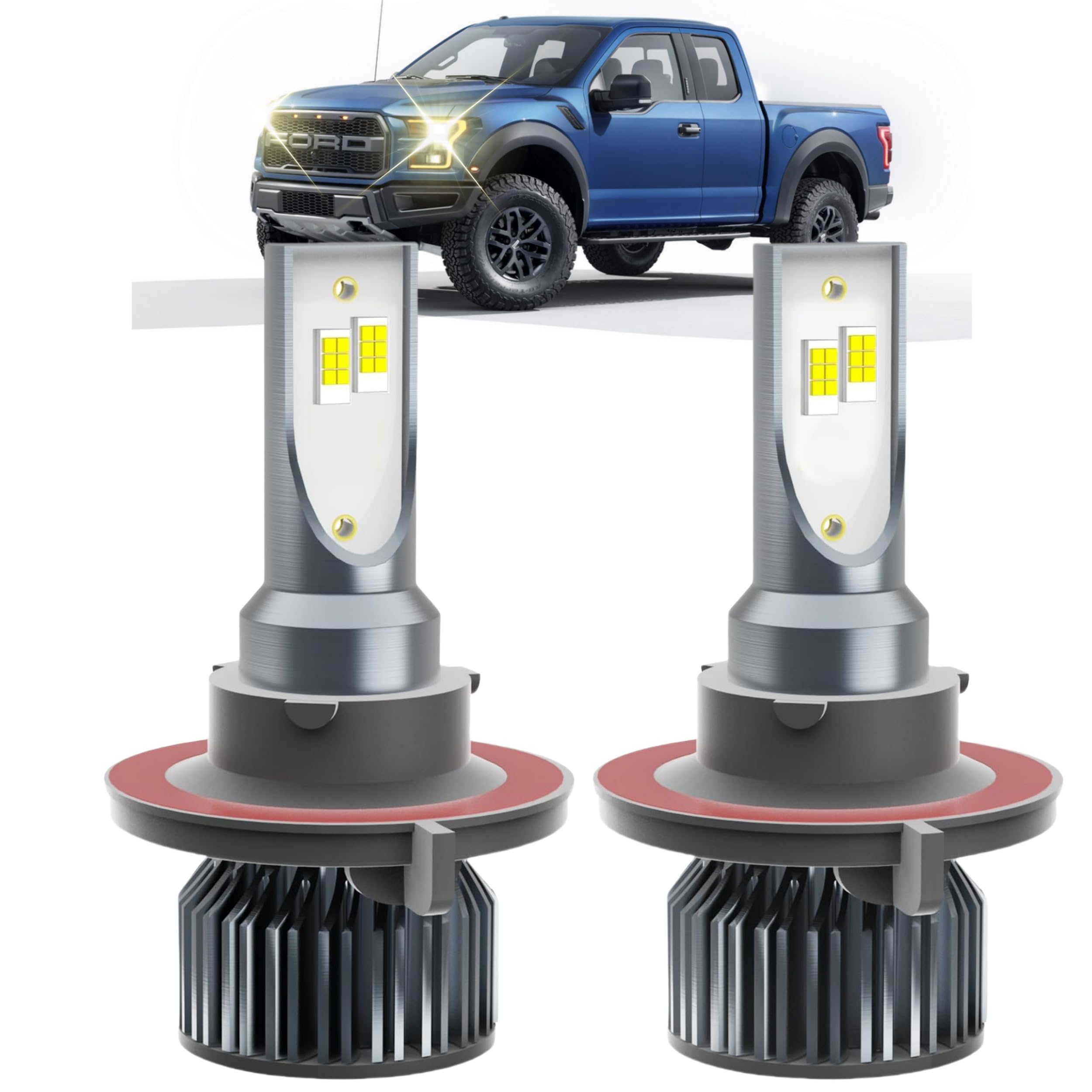 F150 Dedicated Accessory,Fit for 2004-2014 F150 And 2005-2022 F250 F350 And 2008-2024 E150/E250/E350, Dedicated H L,Plug and Play,No Errors,Pack of 2