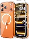 TAURI for iPhone 17 Pro Max Case Compatible with MagSafe, Clear - 1