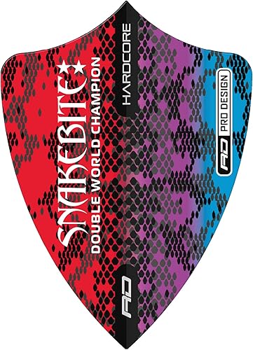 Miniatura 17 de RED DRAGON Vuelos de dardos hardcore Freestyle - 3 juegos por paquete (9 vuelos de dardos en total)