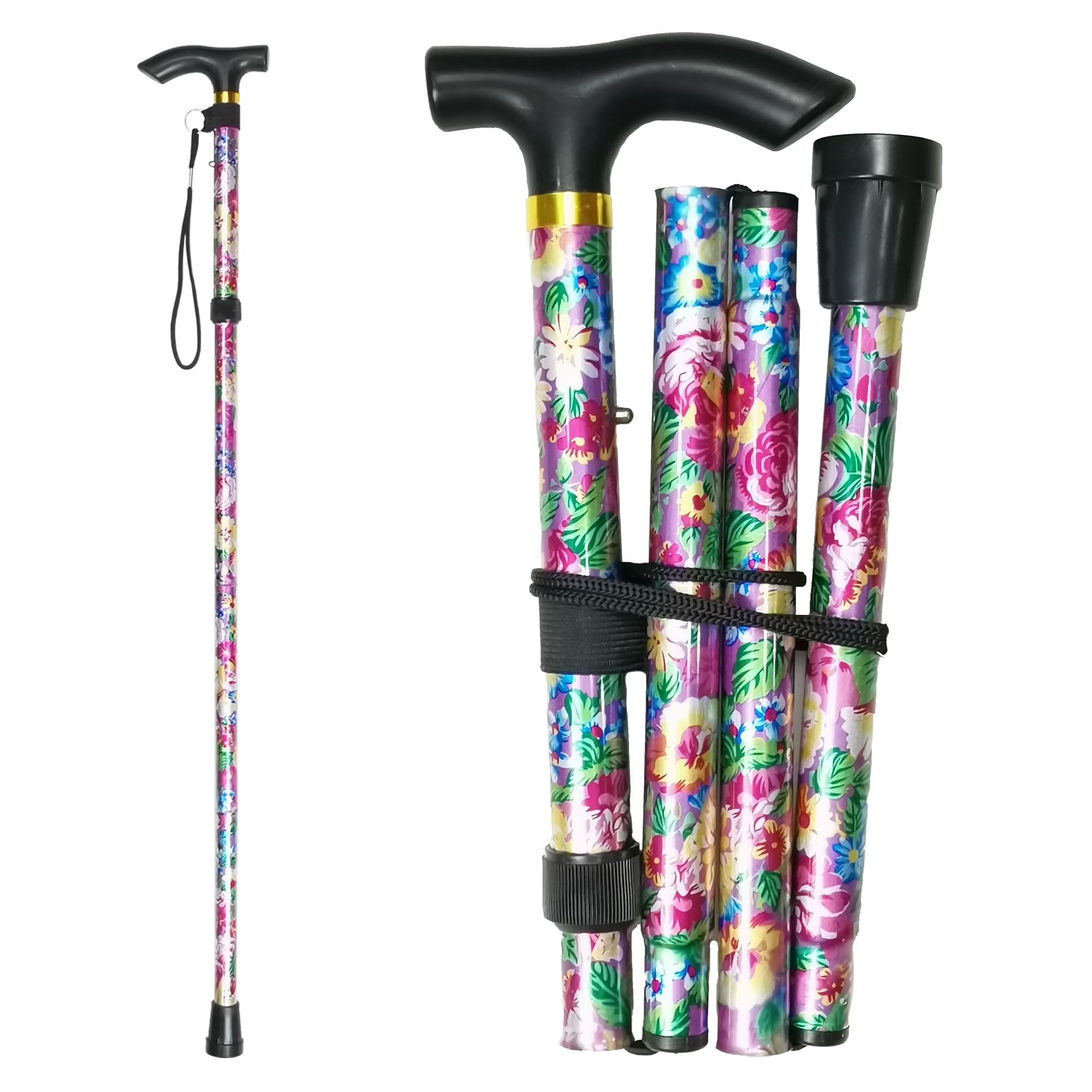 Pepe - Folding Walking Canes for Seniors, Foldable Canes for Women