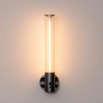 AUGE LIGHT Motion Sensor Light, Rechargeable Wall Light for Hallway, Matte Grey