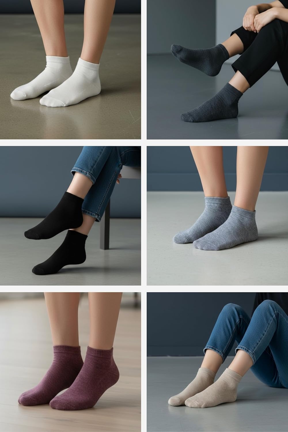Women’s Lambswool Ankle Socks – 71% Wool, Warm & Breathable Winter Socks for Hiking, Camping, Home & Everyday Wear